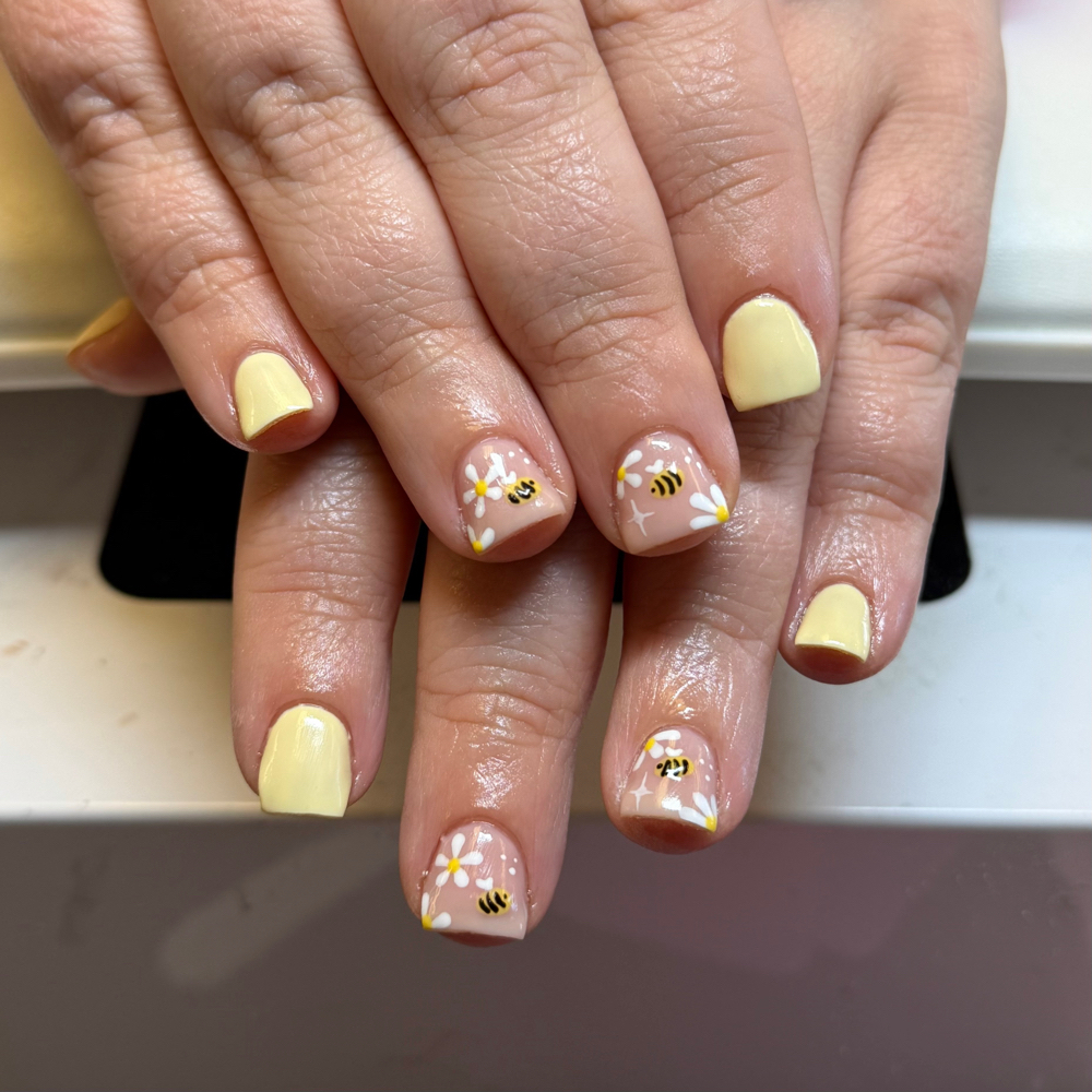 BIAB/Manicures - Simple Art Add-On at Lala + Co. Beauty Parlor in LANSING, MI