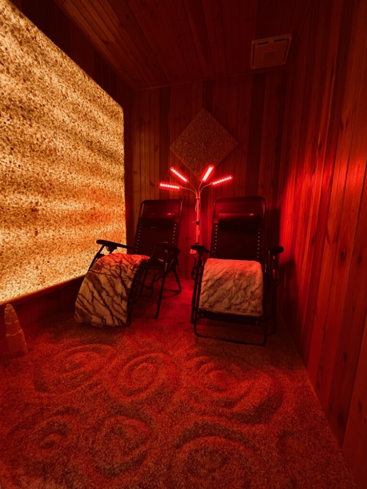 Salt Room: Red Light + NIR for 2