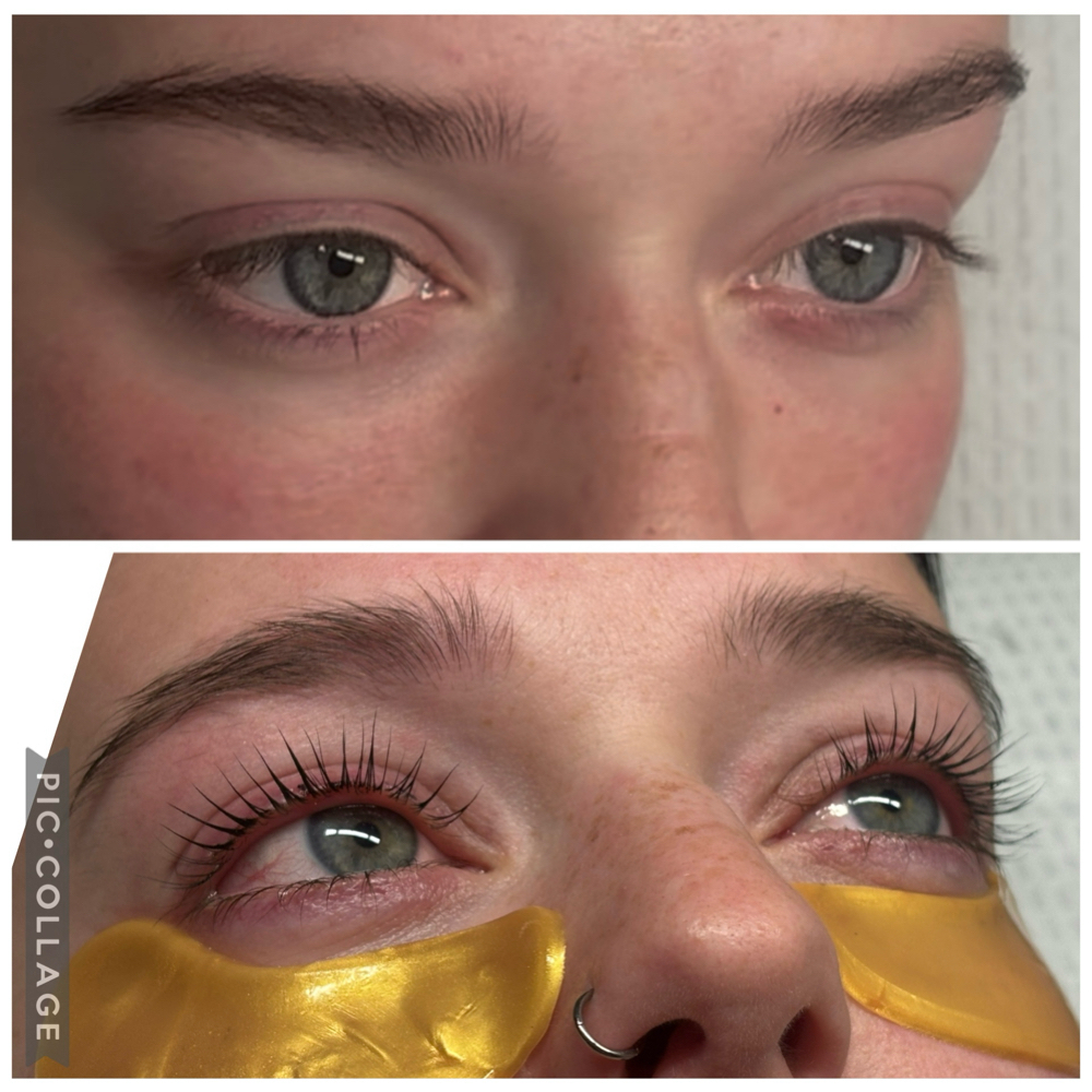 K- Bomb Korean Lash Lift and Tint at Not That Karen Esthetics in Tulsa, OK