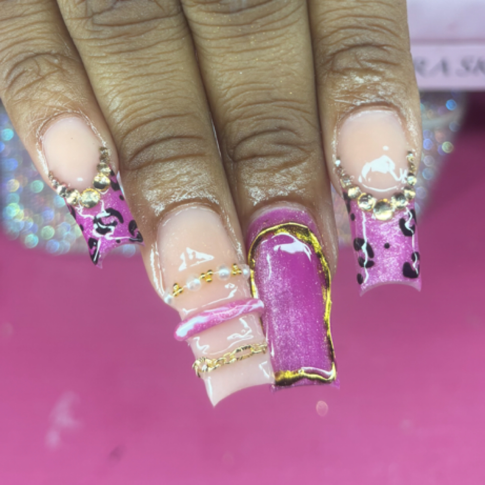 Hand Painted Nail Art at QlawedbyQori in VA, VA
