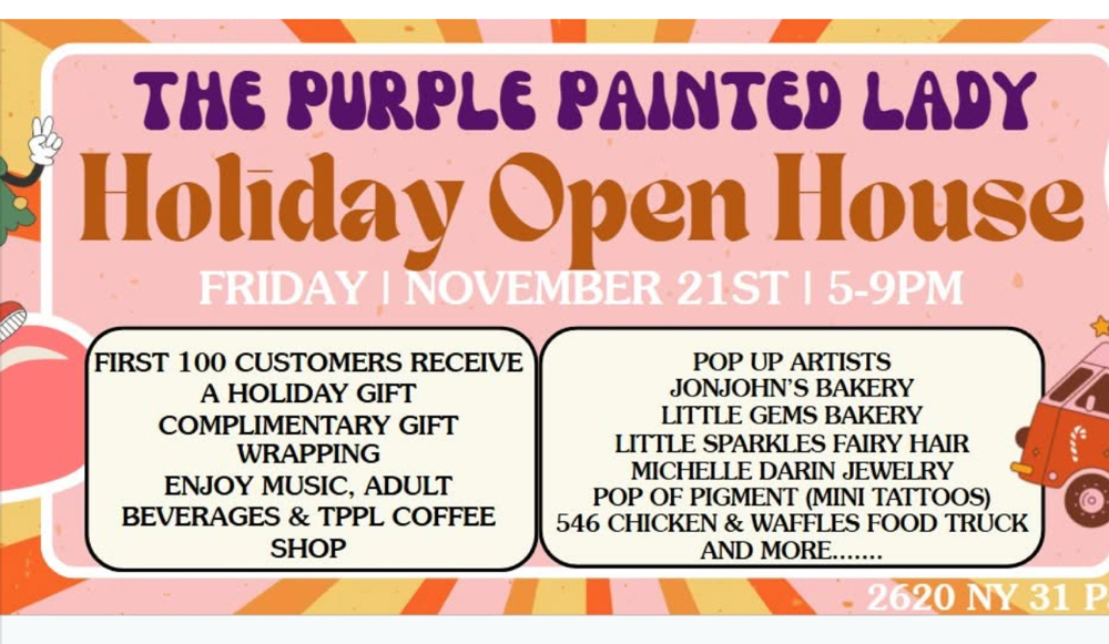 Purple Painted Lady Open House