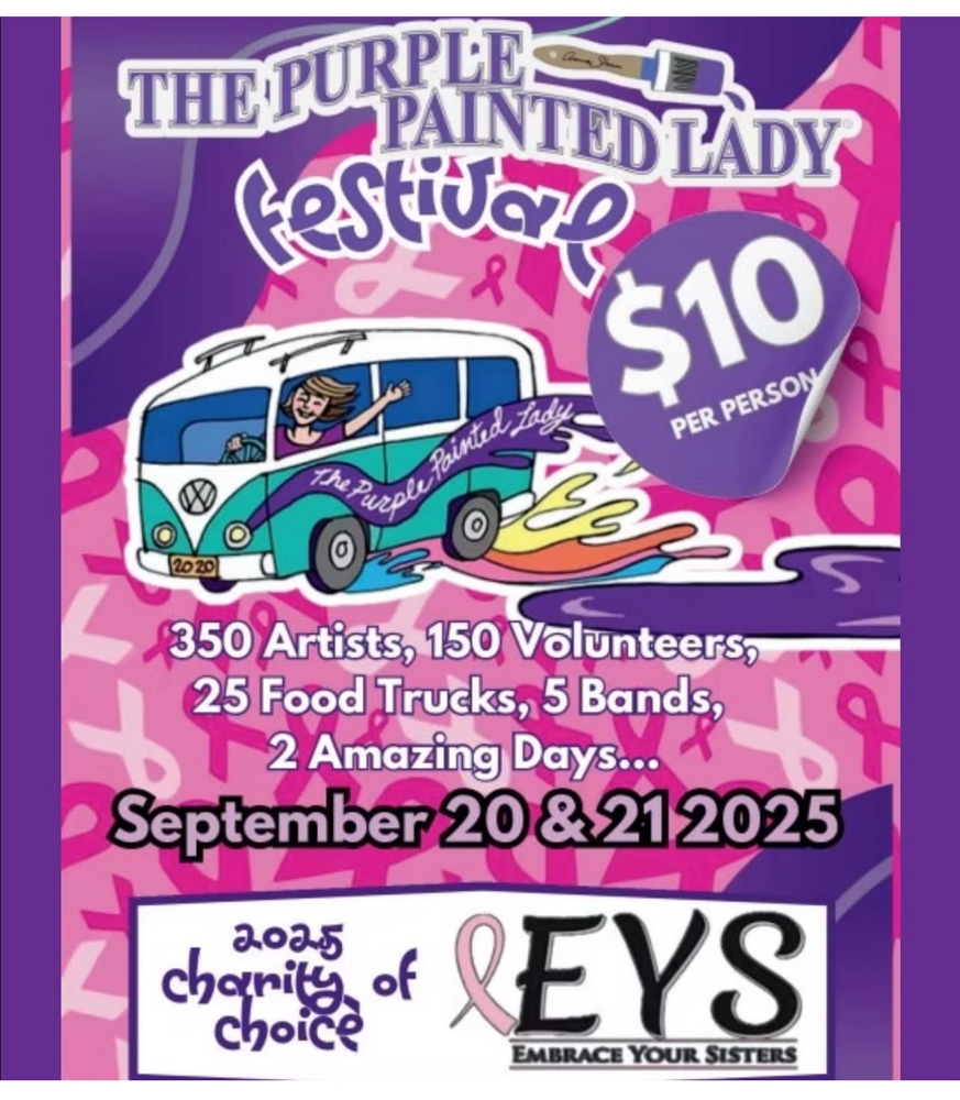 Purple Painted Lady Festival 2025