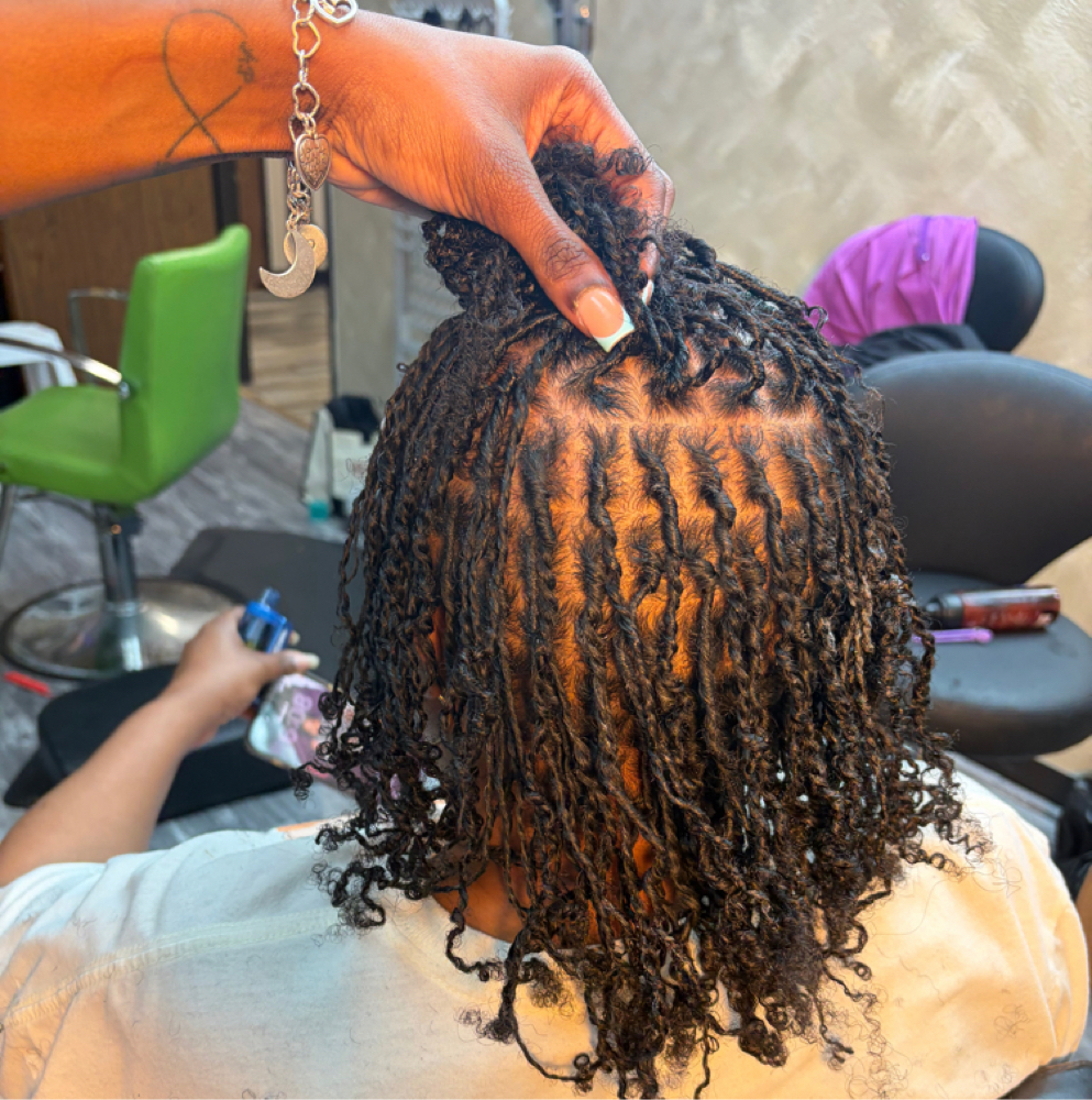 Starter Locs Journey at Her Mane Studio in Houston, TX