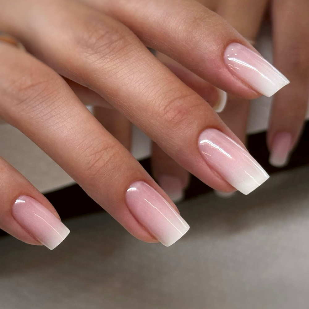 Baby Boomer at chic nails room in Dobbs Ferry, NY