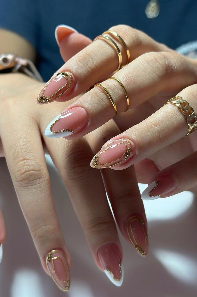 Gel-x Extensions With Gel Polish