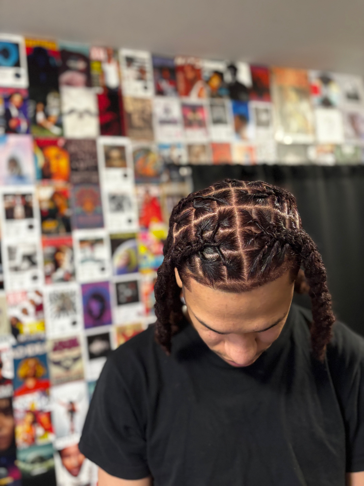 Loc Maintenance w/Color Full head at Classyymstylez in Bridgeport, CT