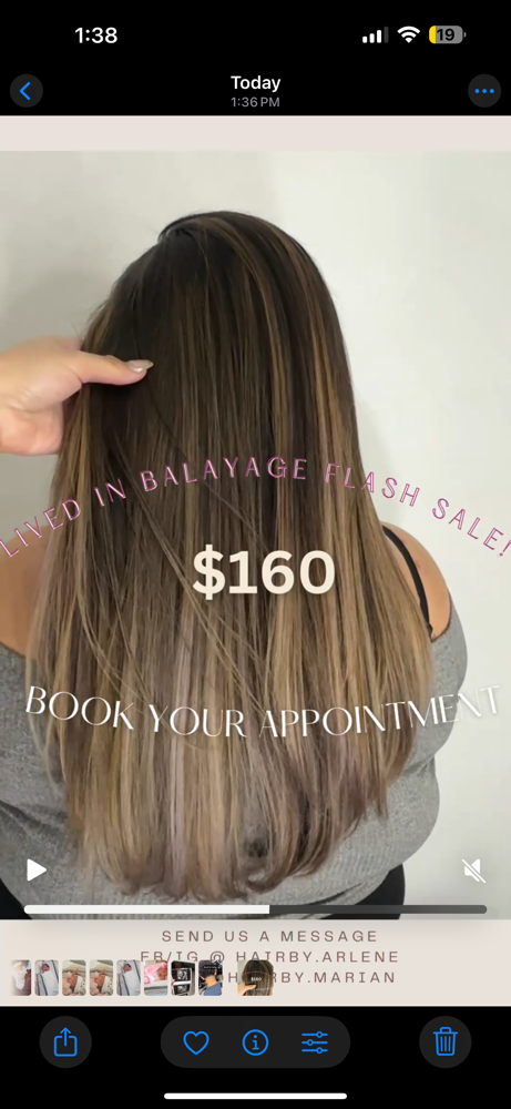 Lived In Balayage Sale at Hair by Arlene in El Paso, TX