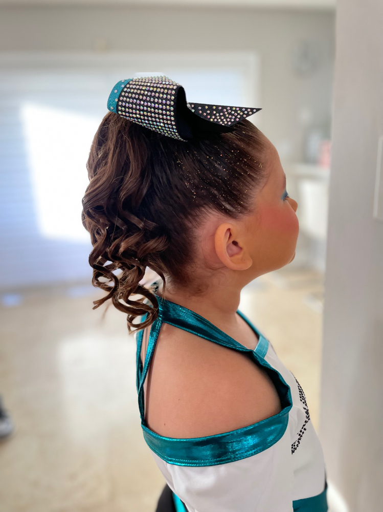Little Girls (light Makeup) & Curls