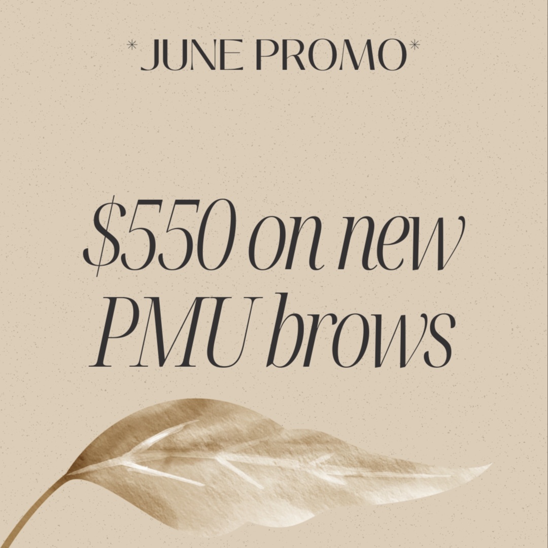 *JUNE PROMO* $550 on NEW PMU Brows at Transform Beaute in Hoffman Estates, IL