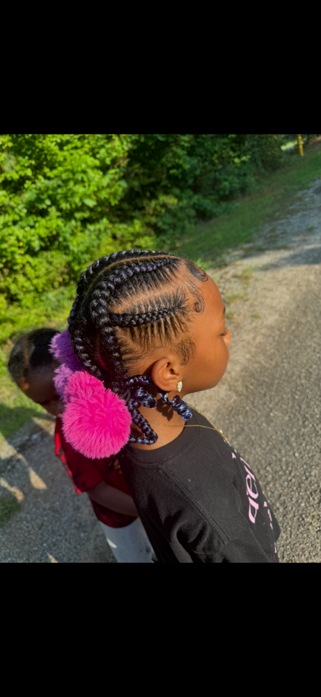 Kids Criss Cross Braids at Braided,LLC in Lacrosse, VA