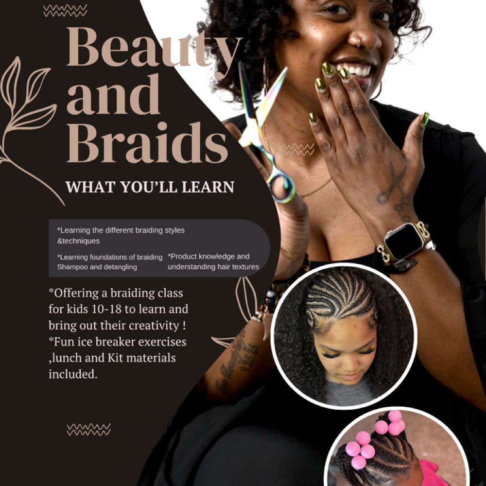 Braiding Class at DLeeDesigns in Temple Hills, MD