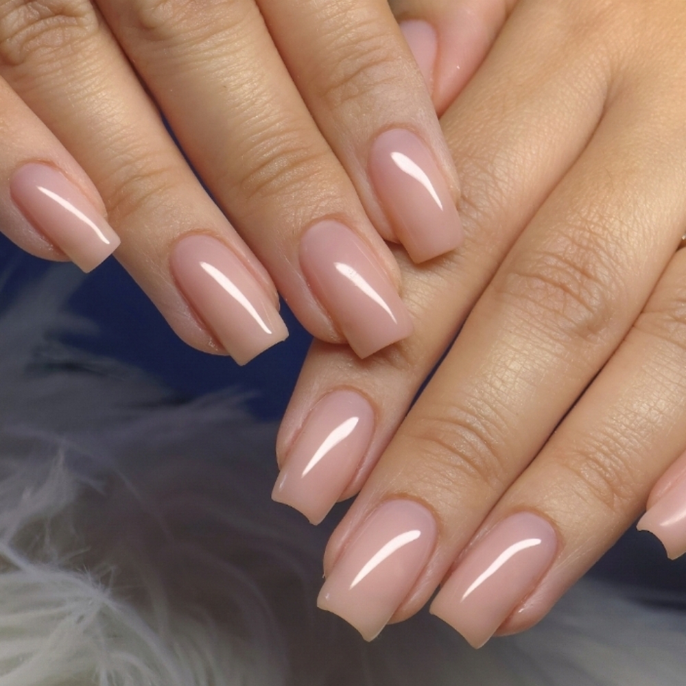 Hard Gel Overlay On Nails at Worm Nails Studio in San Antonio, TX