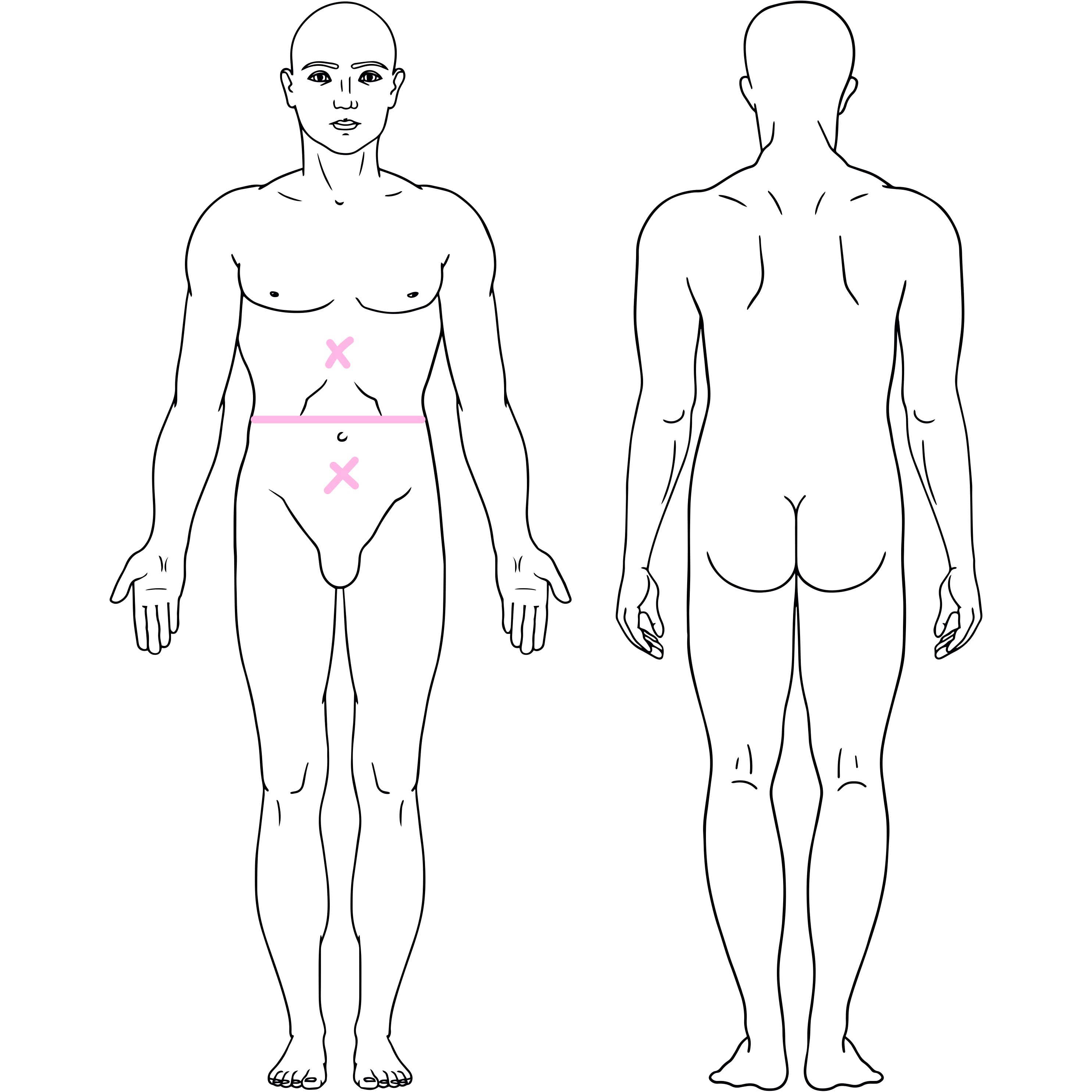 Half Abdomen