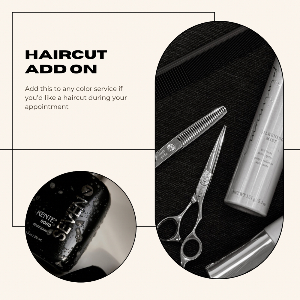 Haircut Add-On (only) at Blendsbyautumn in Fullerton, CA