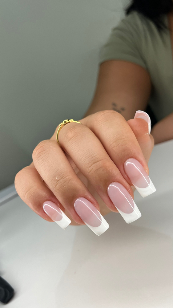 French tips at Jazmine Fugate in Gainesville, FL
