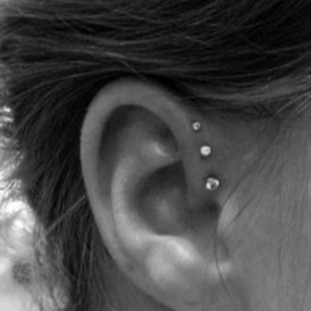 Forward Helix at Art & Soul Tattoo/ The Gold Standard Piercing Studio in Conneaut, OH
