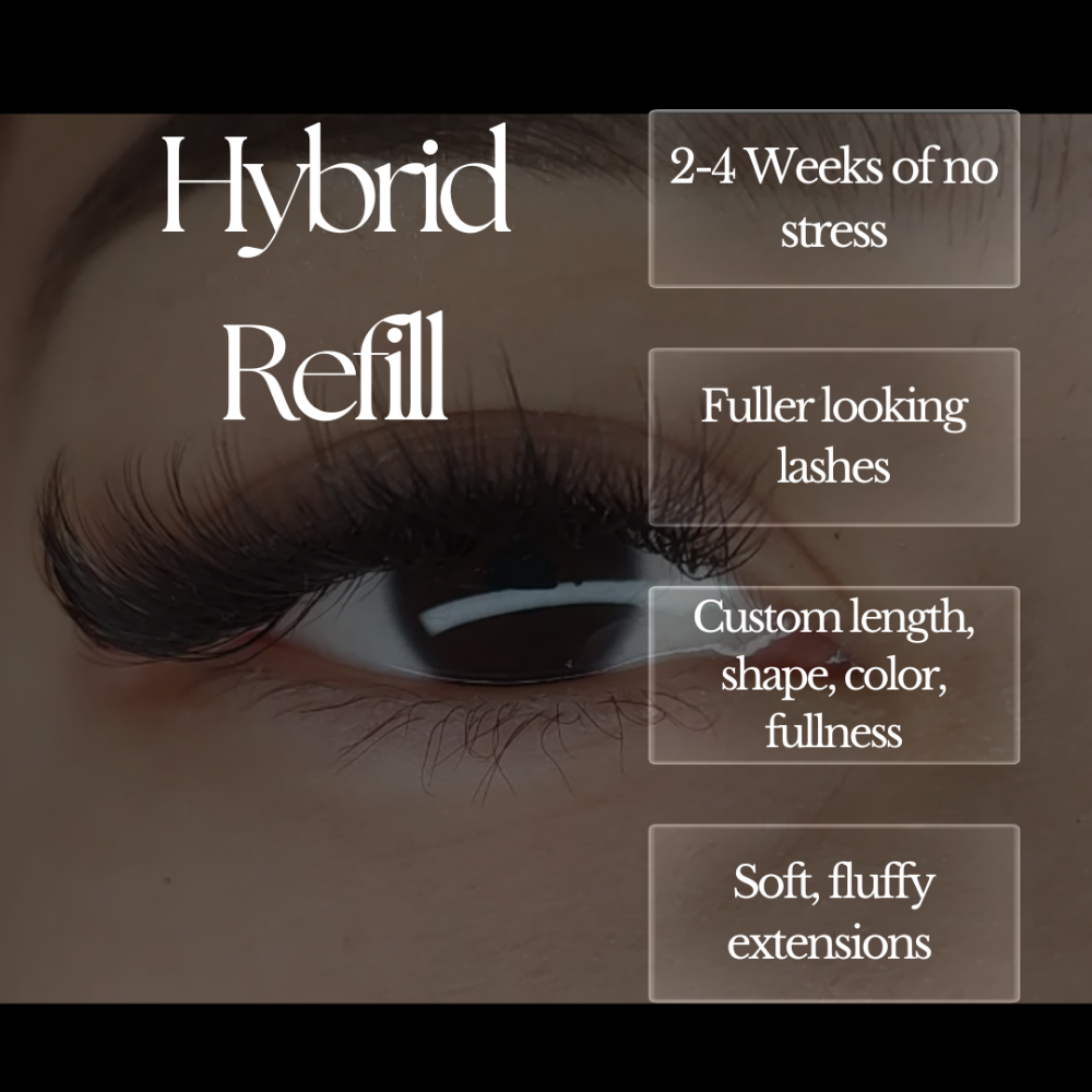 Refill Hybrid Eyelash Extensions