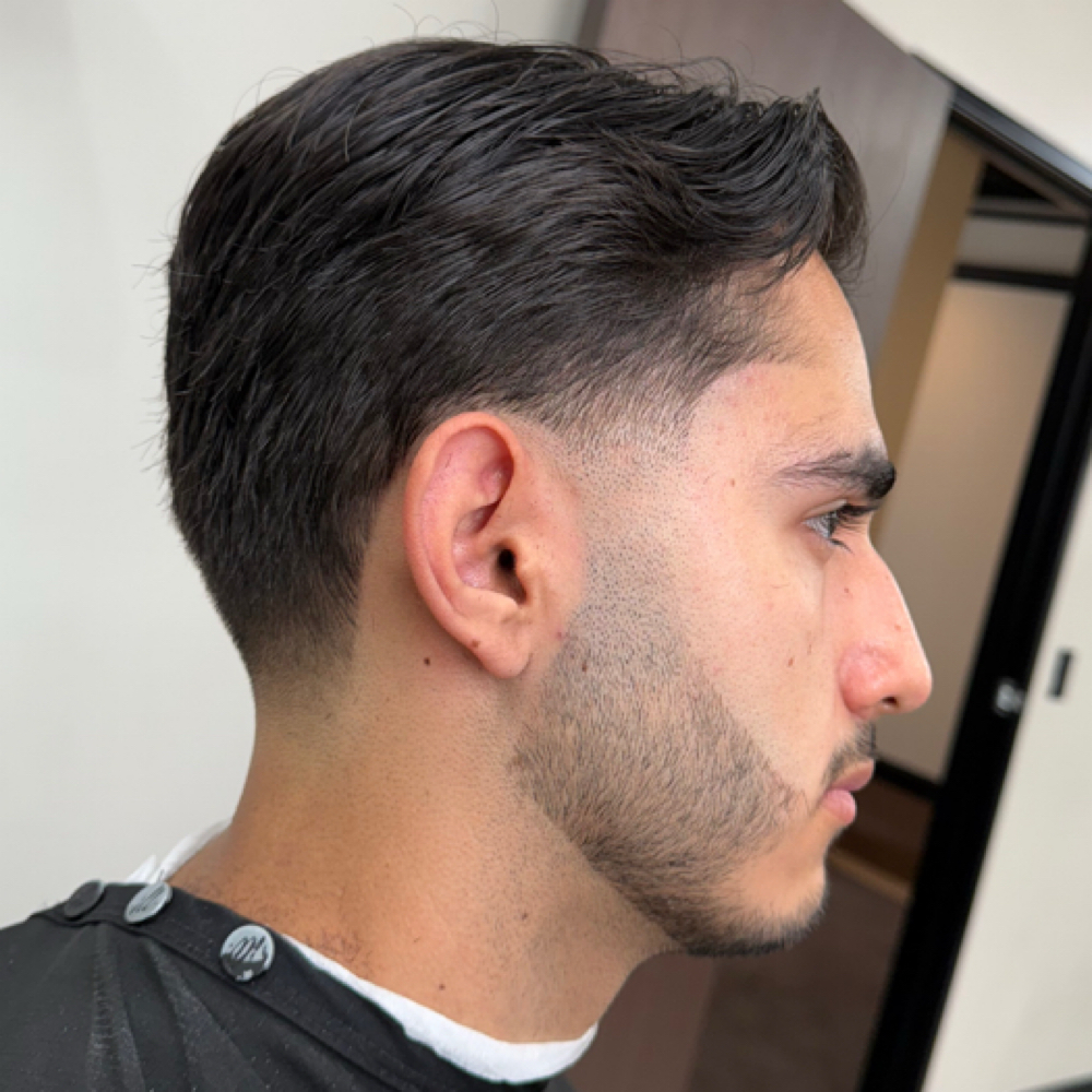 Men’s Haircut With Beard at Slik Barbers in Riverside, CA