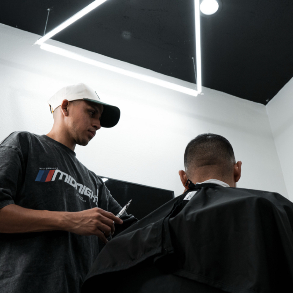 Men’s Haircut With Beard at Slik Barbers in Riverside, CA