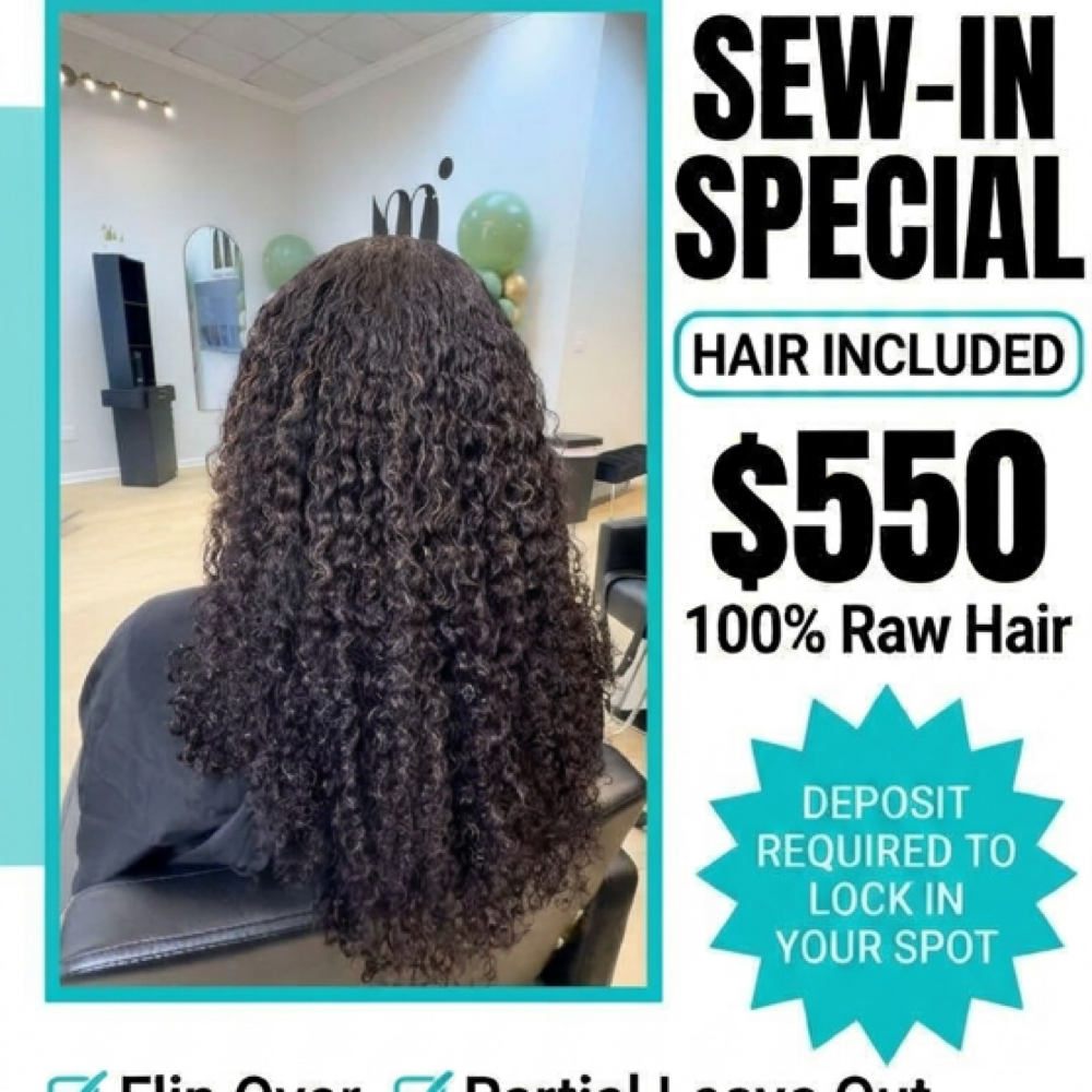 SEW-IN SPECIAL at Mila Bee Studios in Houston, TX