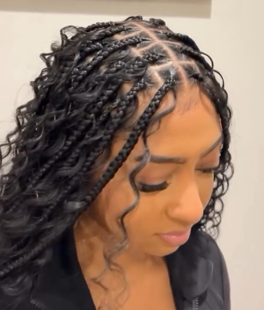Smedium Boho Braids at Braidsby_hami in Seattle, WA
