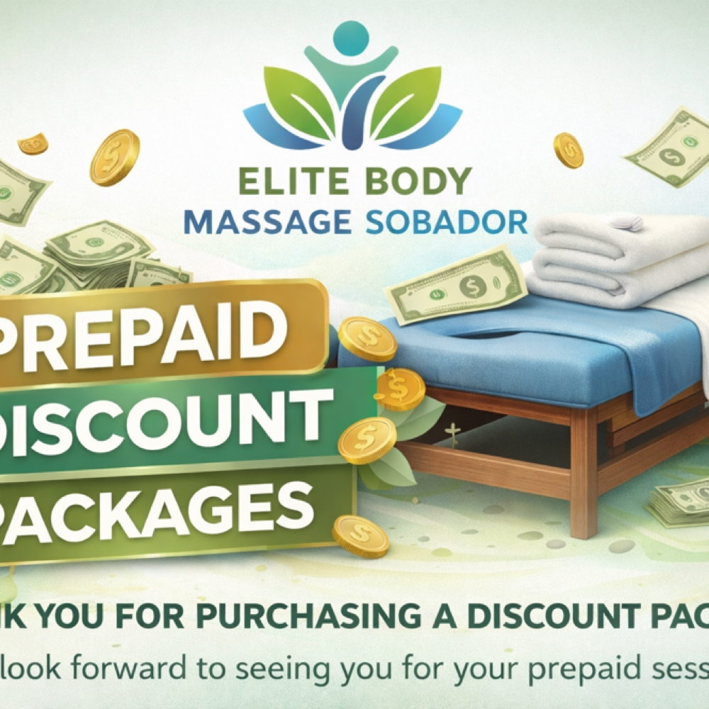 Only for Prepaid Package Clients 👉 at Elite Body Massage Sobador in Downey Ca, CA