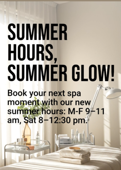 Summer Hours Jun 16th-Sep 1st