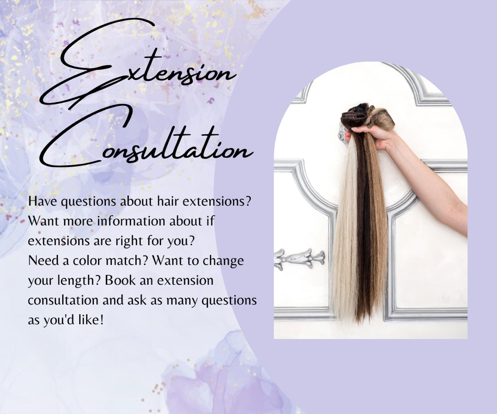 Extension Consultation at Hair by Sarah At Salon Stiles in Coventry Township, OH