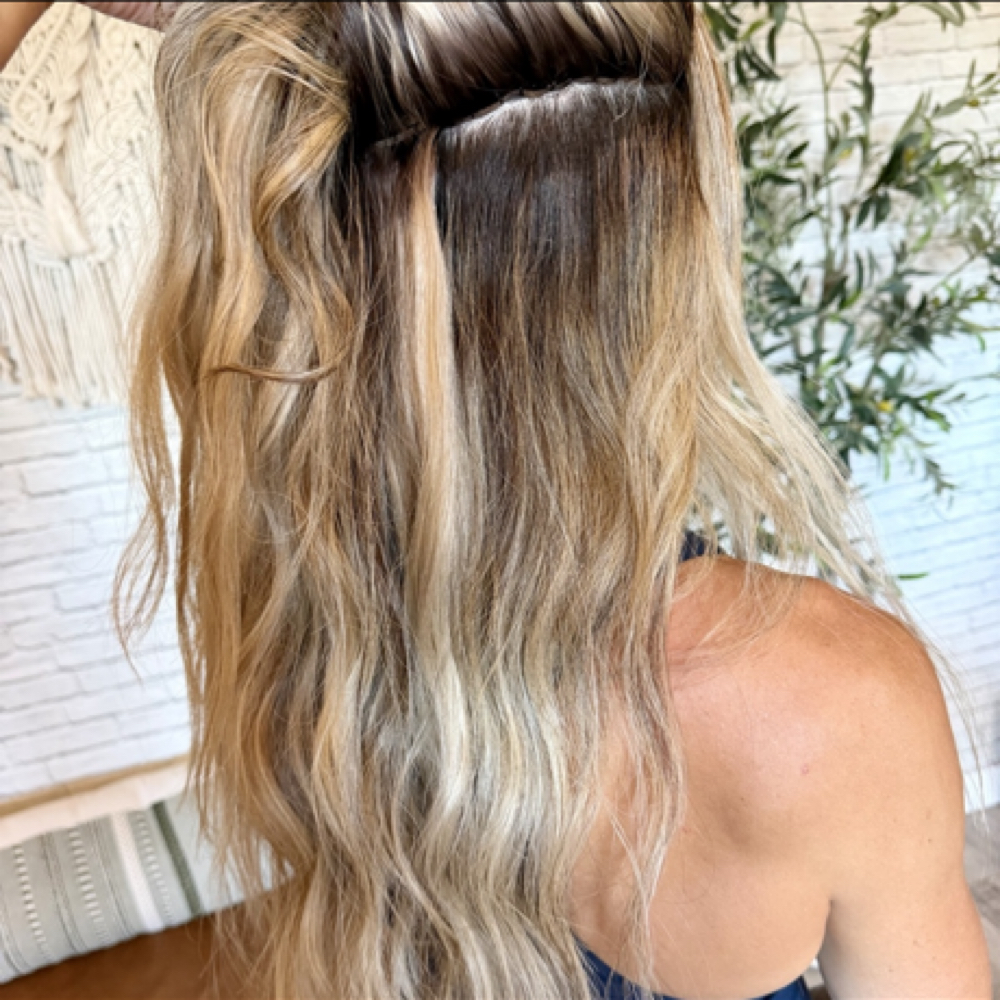 2 Rows Hair Extension at Locks By Leah in Saco, ME