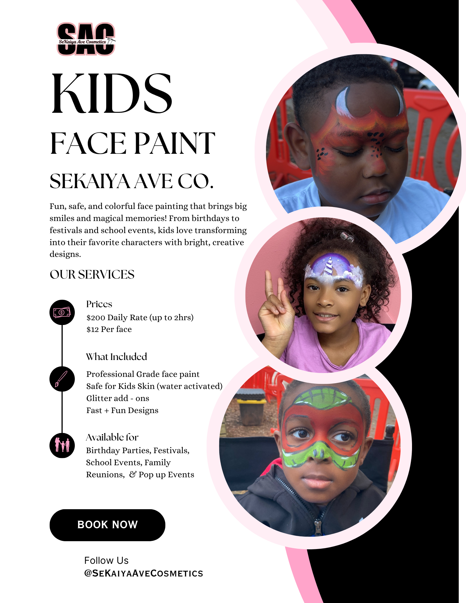 SAC-Kids Face Paint