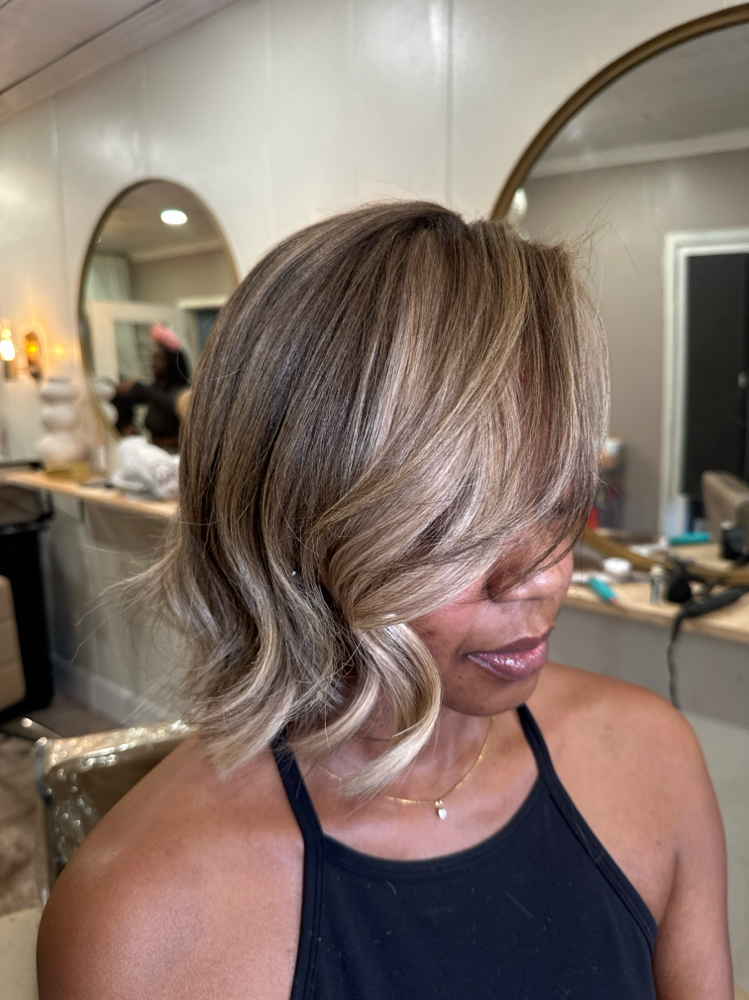 Balayage + Tape-In Extensions