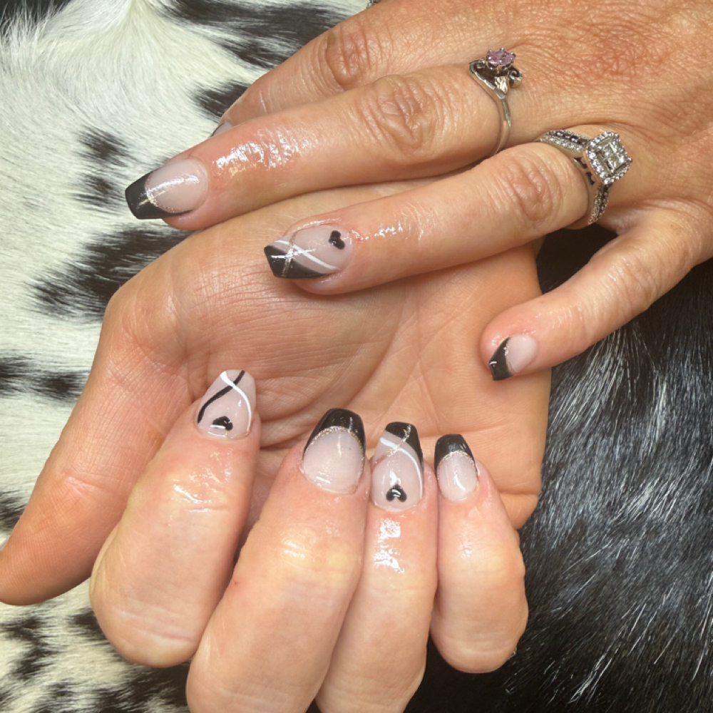 Acrylic Nails at Double Eagle Salon in Baker, MT