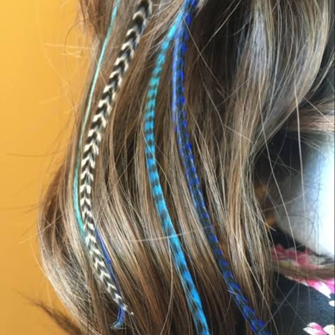 Feather Tinsel at HairWorks Beauty Bar in Dewitt, AR