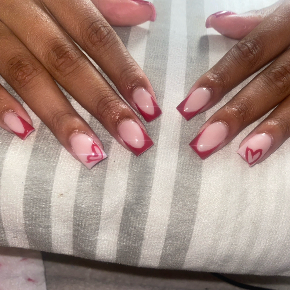 Acrylic Set Short Nails at Lashes By Lala LLC in Opelousas, LA