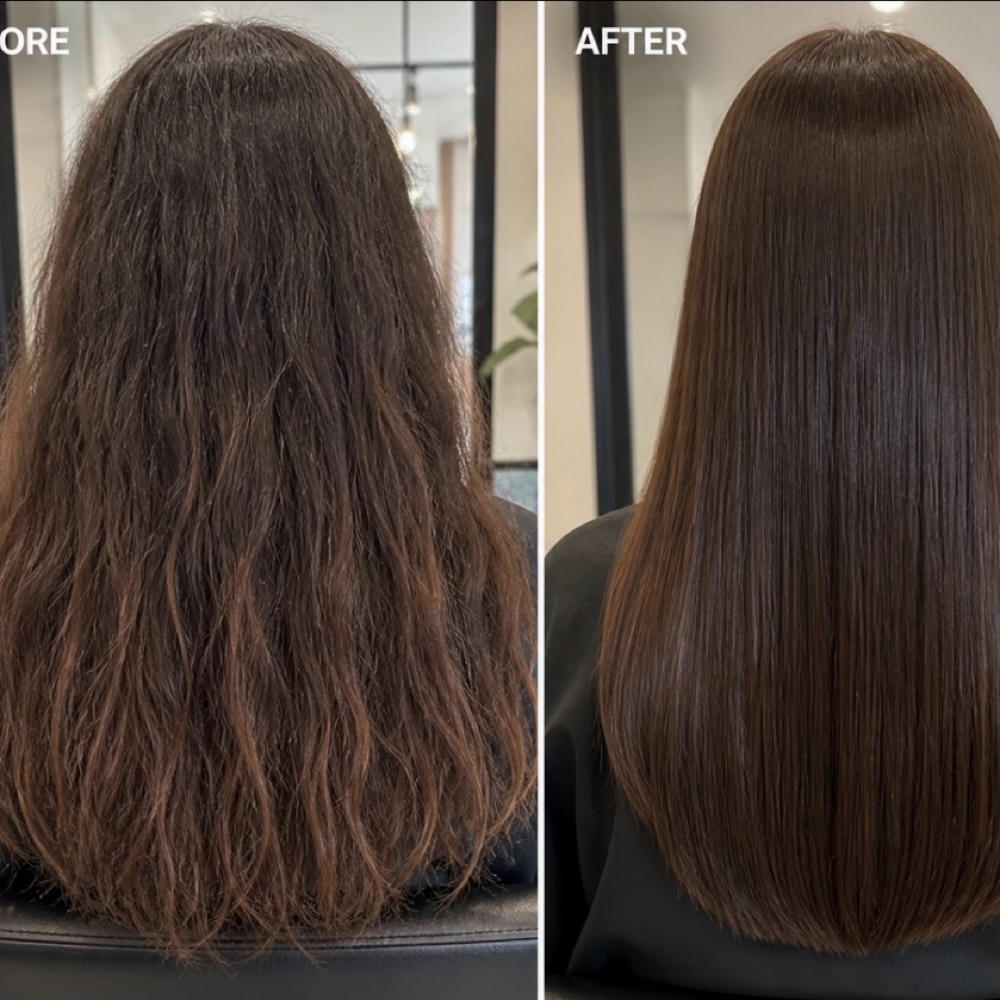 Kertain treatment at Wyss and Co Blowout Bar in Wesley Chapel, FL