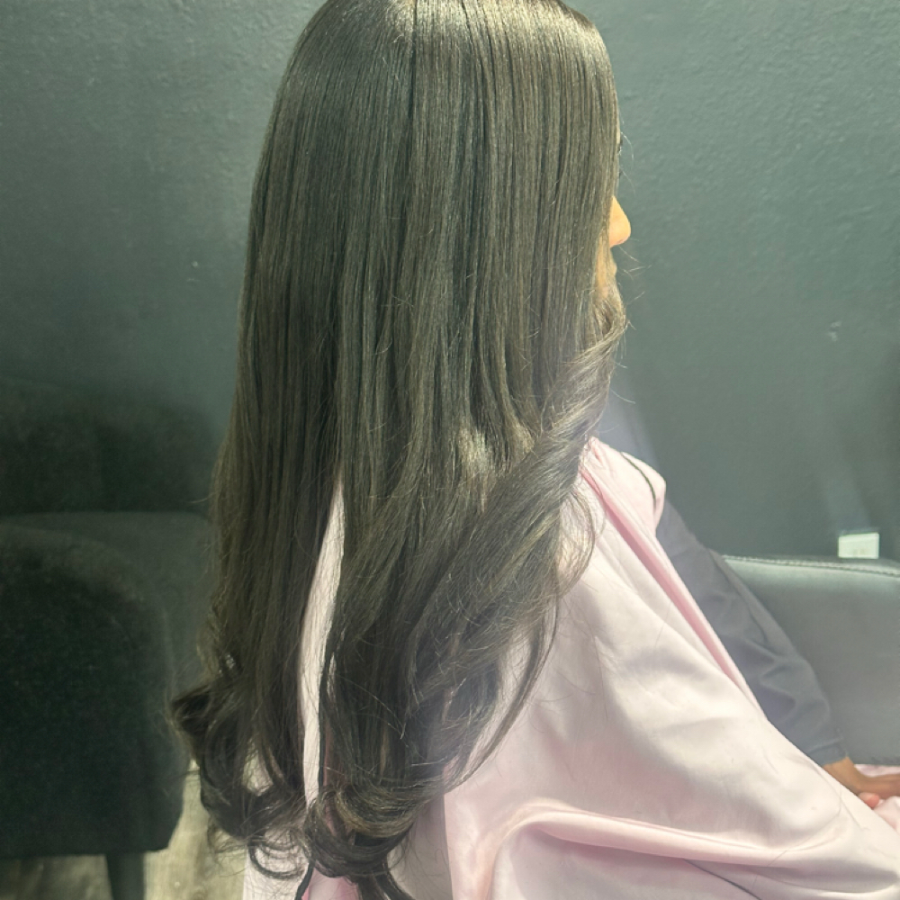 Slikpress(fine Hair)+haircut+treat at The Beauty Lab Experience in Gretna, LA