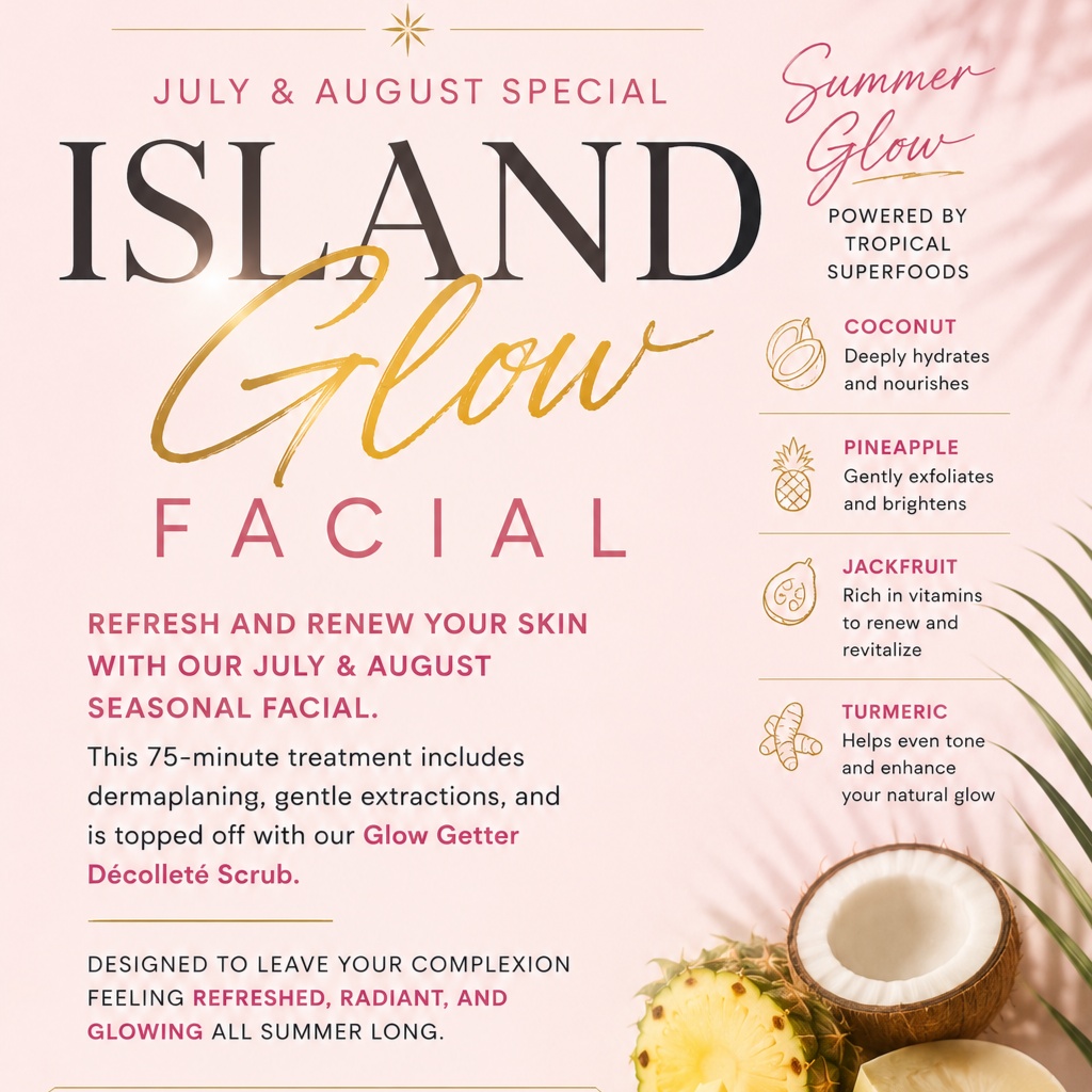 Island Glow Facial at Polished Skin Care Lounge & Nail Bar in West Sayville, NY
