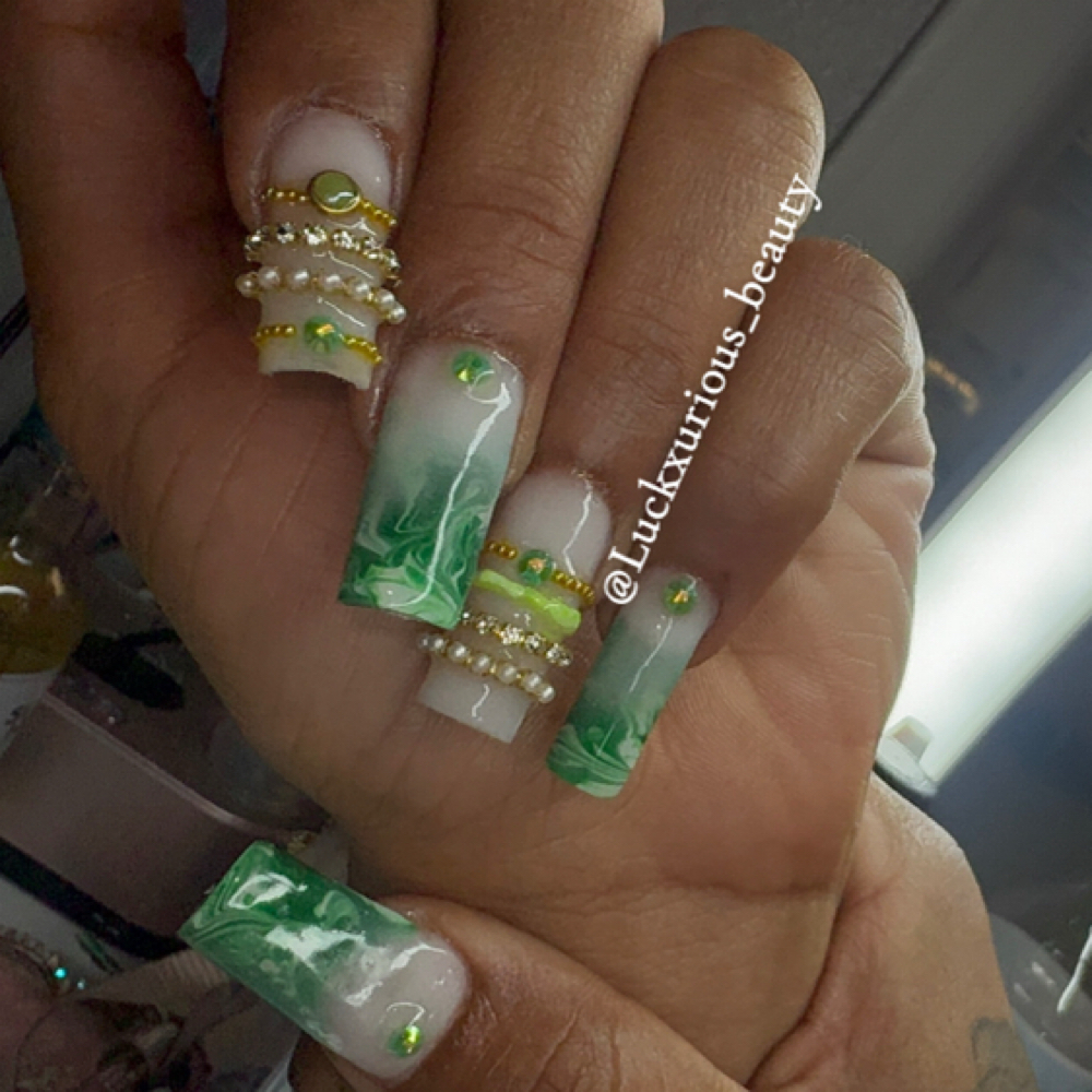 Long Full Set at Luckxurious Beauty in Pensacola, FL