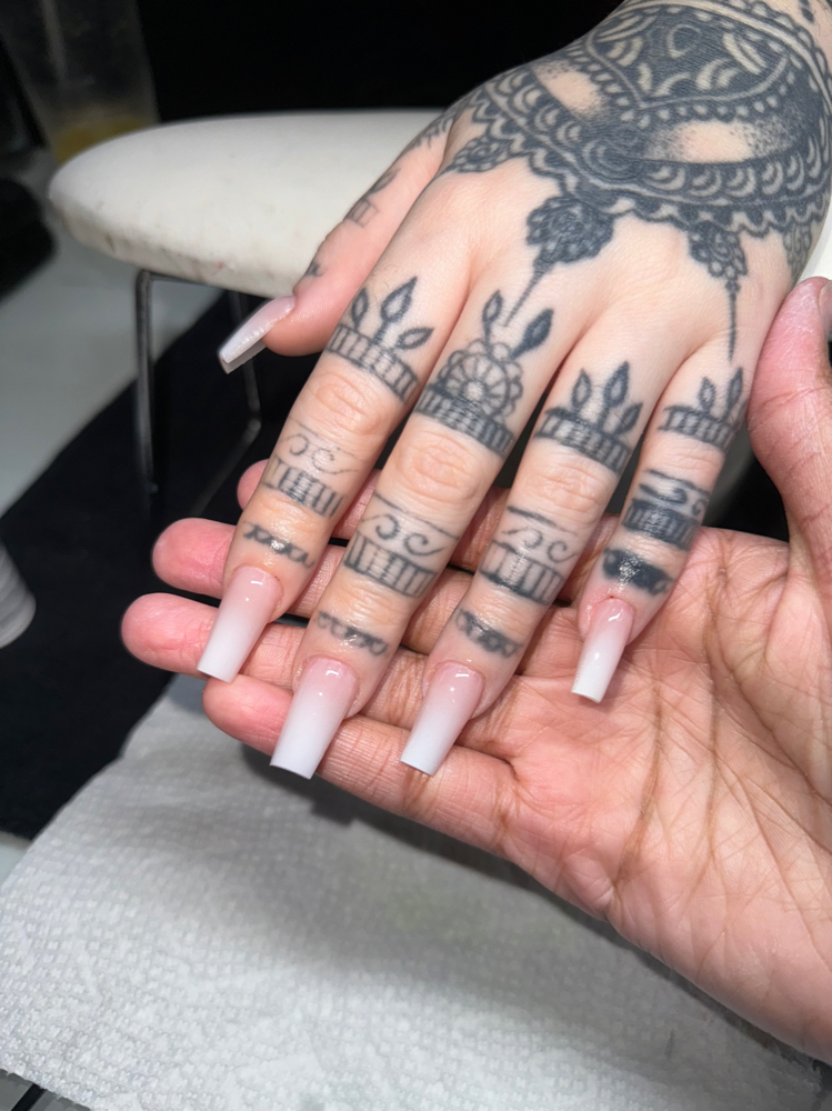 OMBRE ADD-ON at BK NAILZ in Lakeland, FL