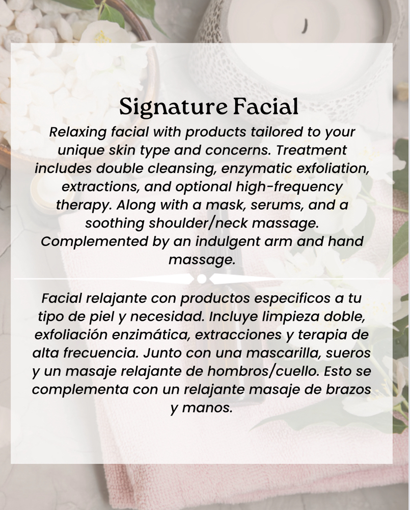 SIGNATURE FACIAL