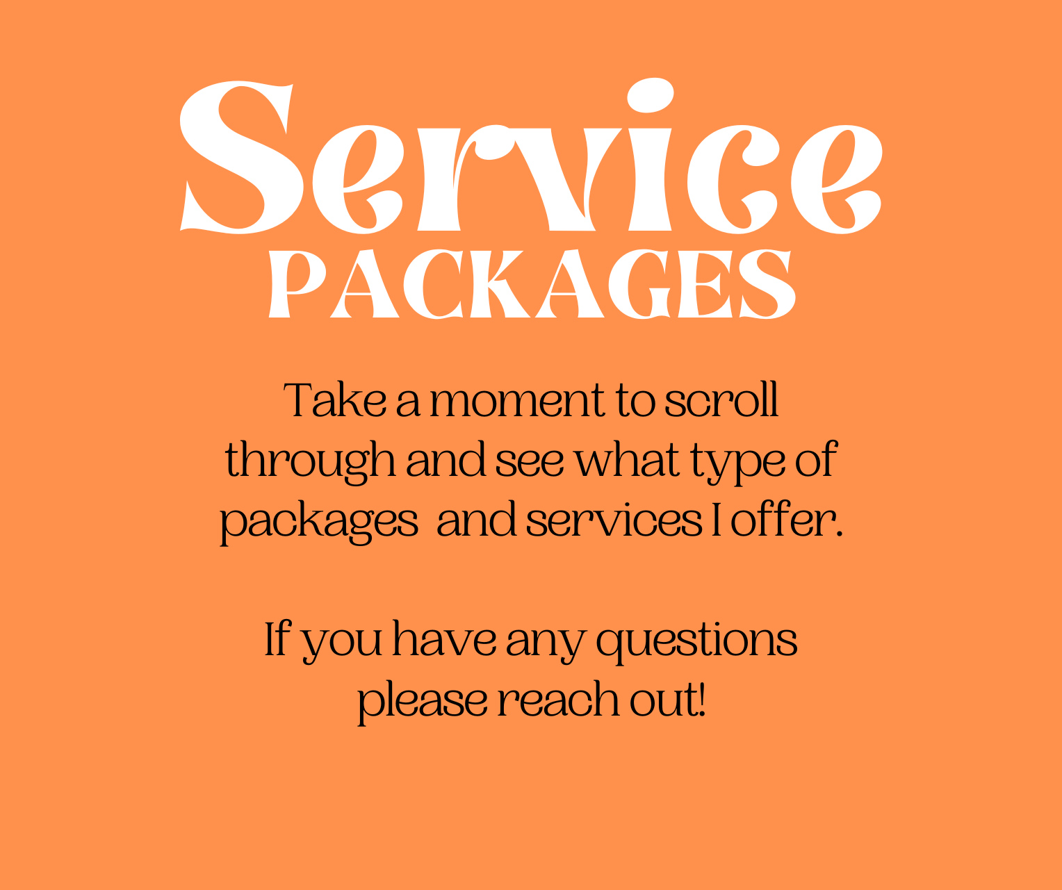 Info (Don’t Book!)