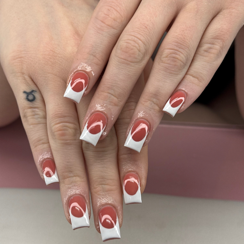 French Tip at Lexxahh’s Luxury Nail Lab in Hartville, OH