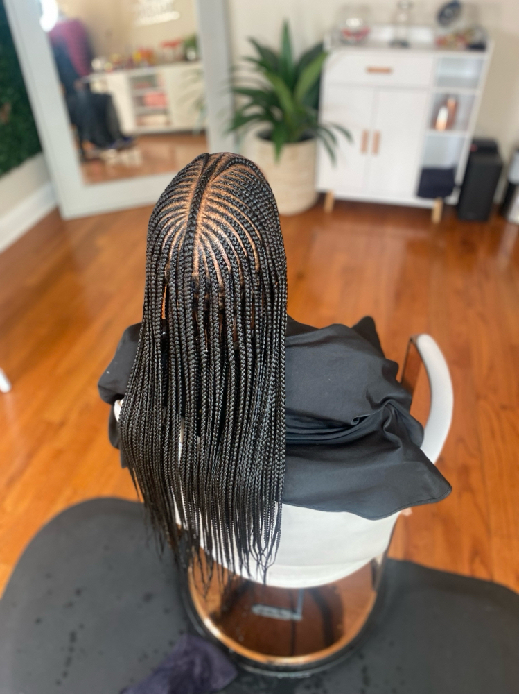 Tribal Braids at K.M.H.&S. Braiding in Chicago, IL