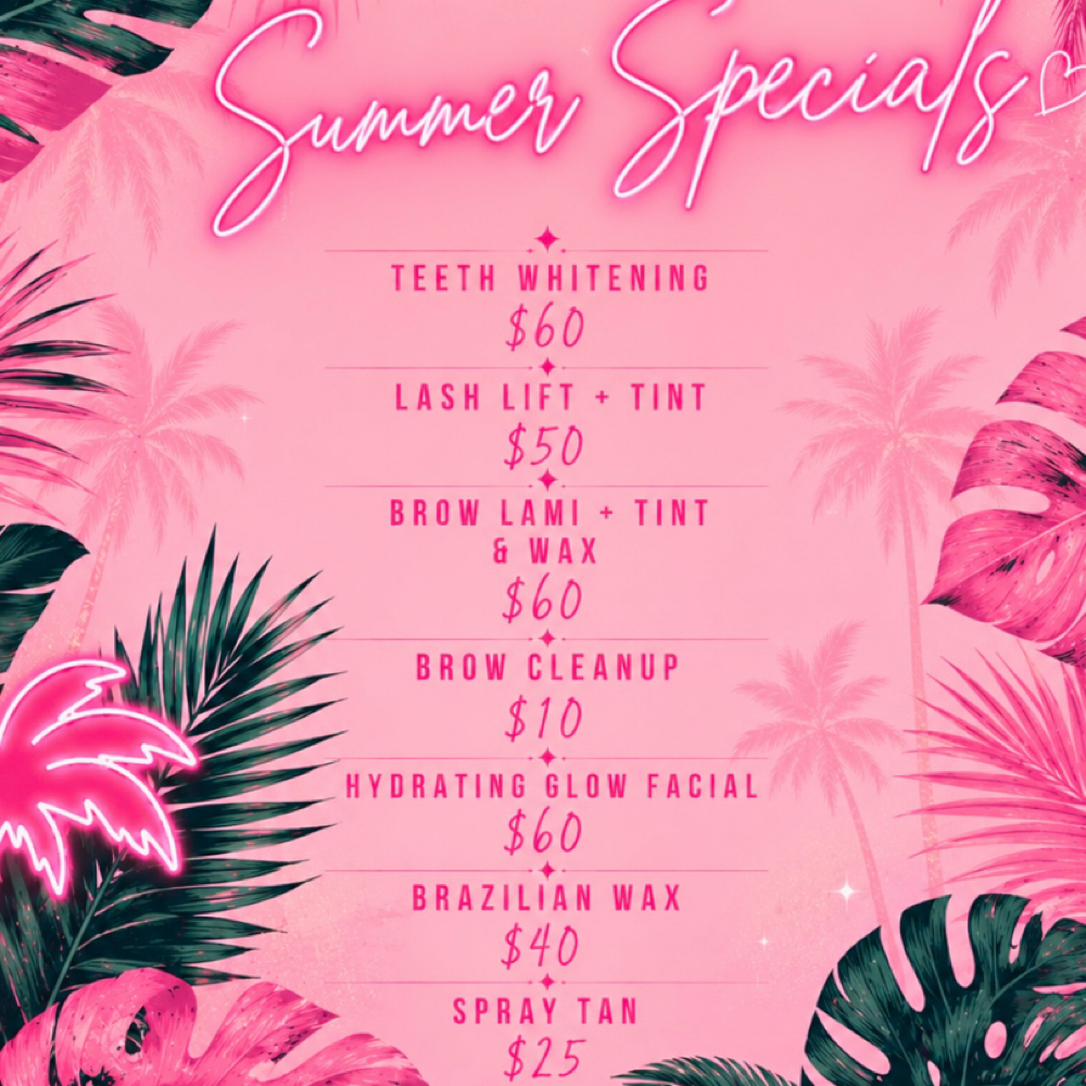 SUMMER SPECIAL at Glow And Go Aesthetics in Fresno, CA