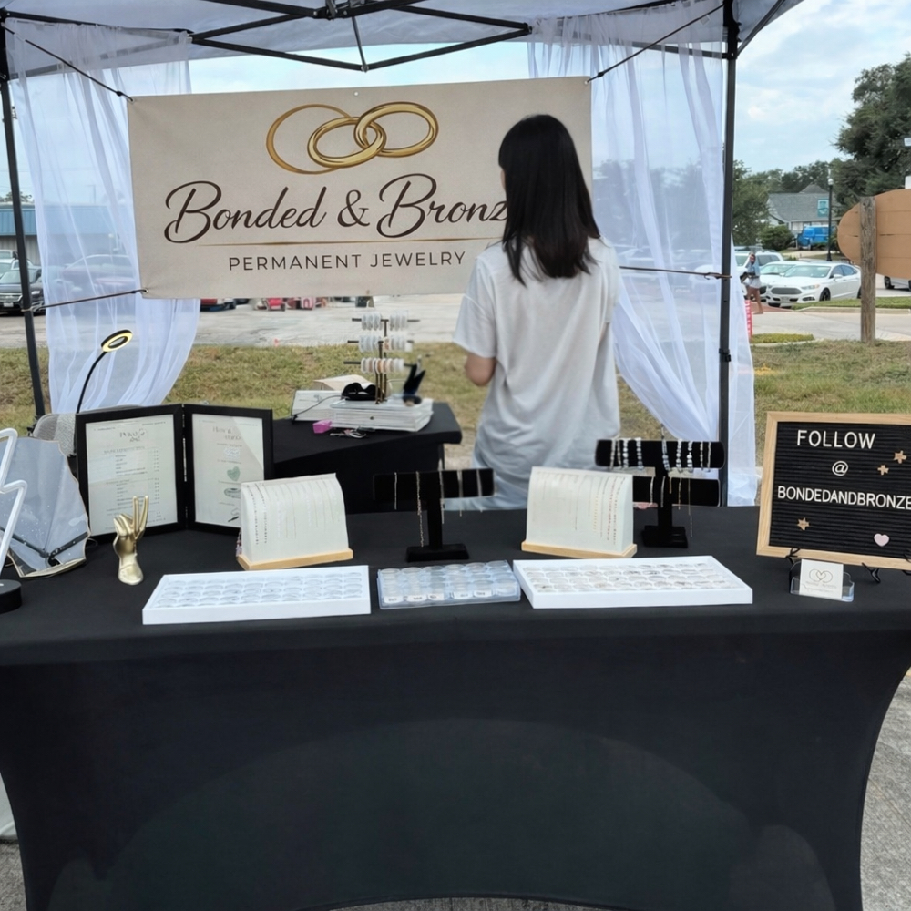 Permanent Jewelry Party at Bonded and Bronzed in Scottsdale, AZ