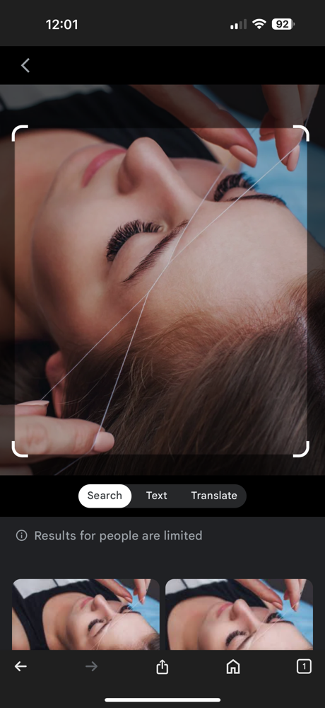 Forehead Threading/ Waxing