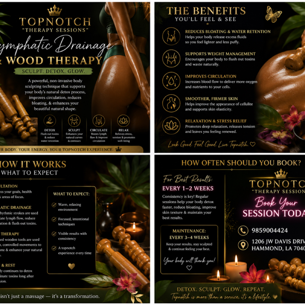 Topnotch Therapy Session at TOPNOTCH BOSSLYFE ENTERPRISES in Hammond, LA