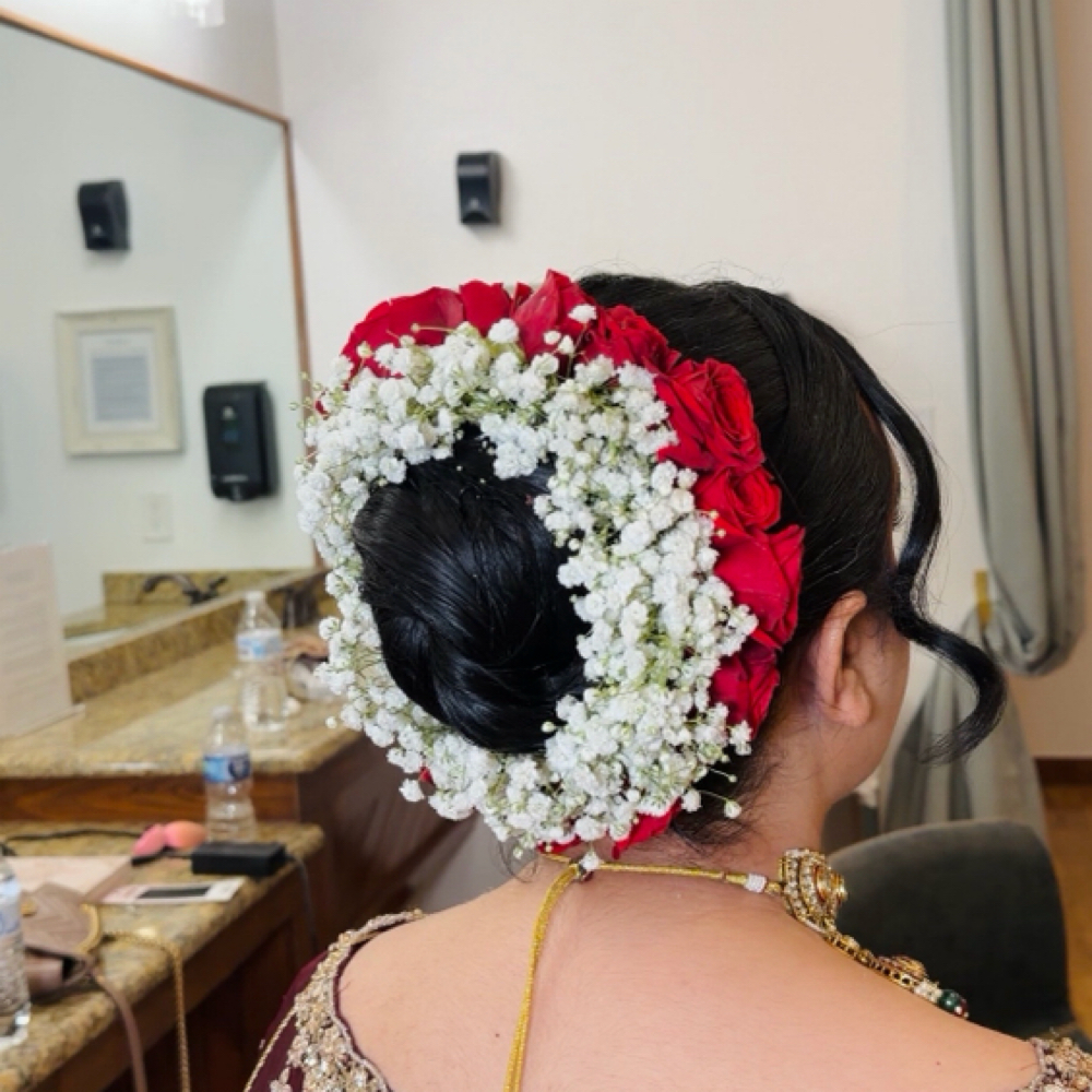 Bridal hair trial. at Duaa Inc. in frisco, TX