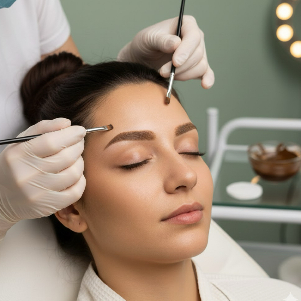 Henna Brow Tinting at Glow Haven Esthetics & Wellness in Largo, FL