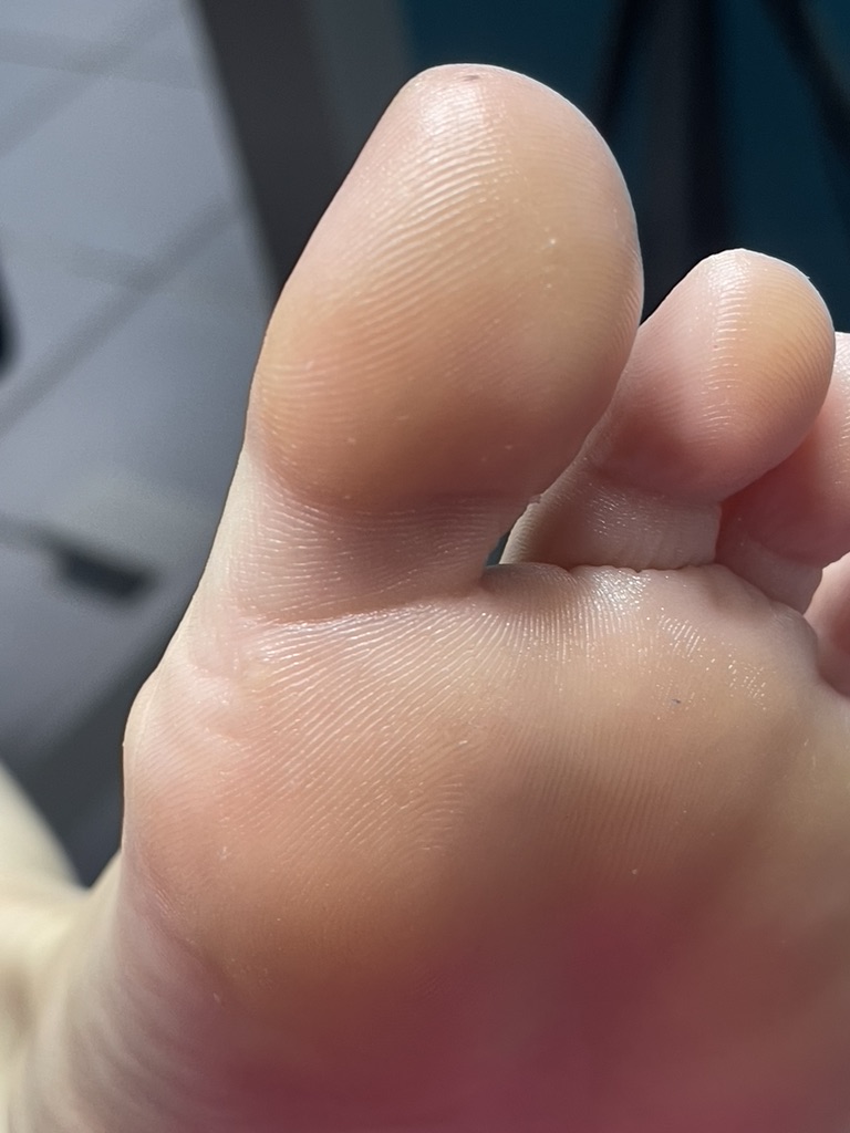 Pedicura sin color
